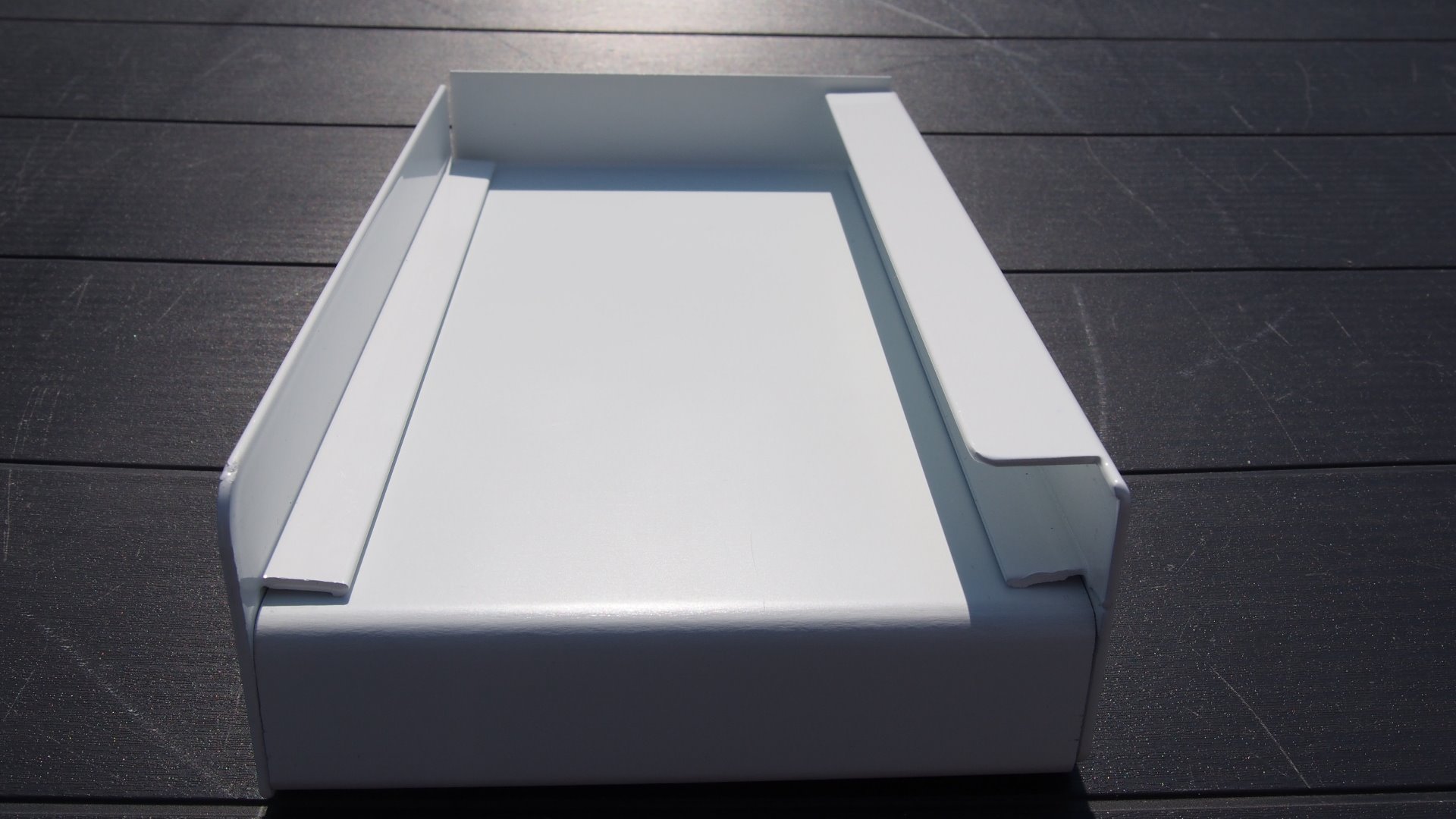 Hliníková koncovka po omítce/před omítkou